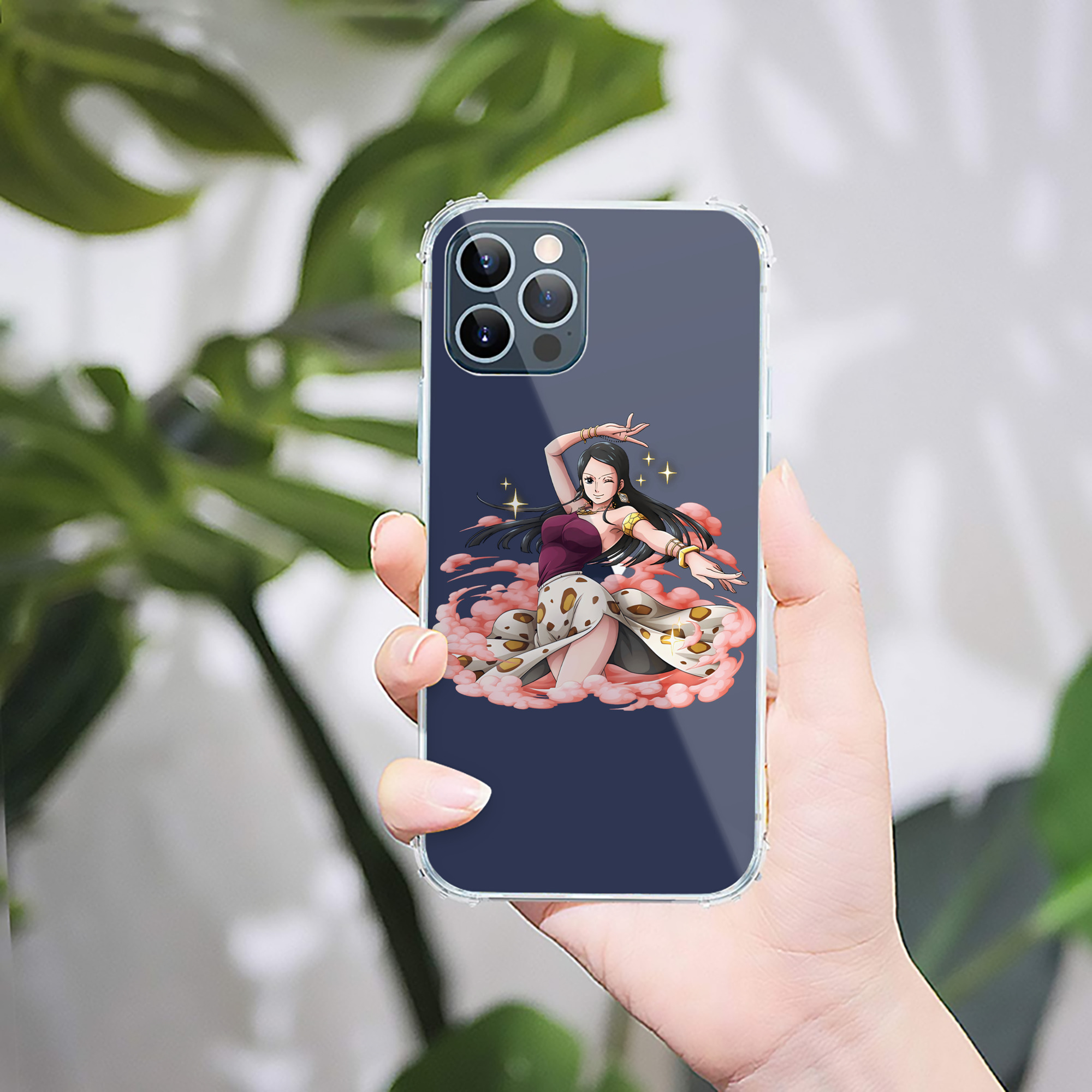 （画像用） ワンピース ニコ・ロビン ONE PIECE Nico Robin 【iPhone 12シリーズ対応】透明スマホケース（クリアソフトケース）